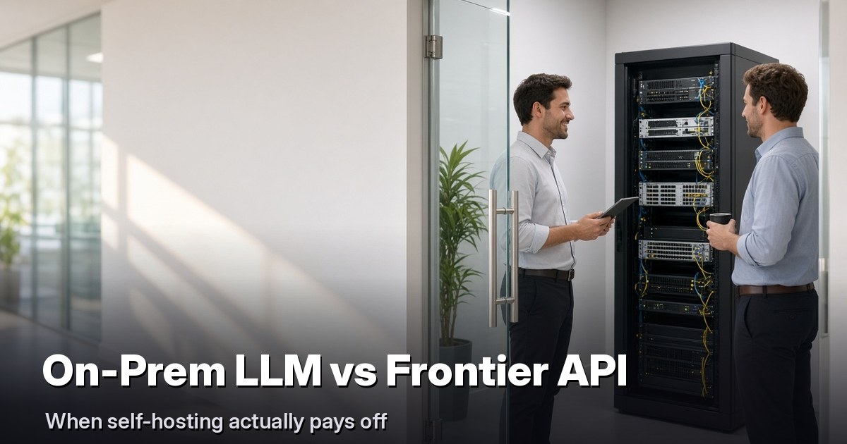 Two colleagues talking beside a server rack in a bright, modern office